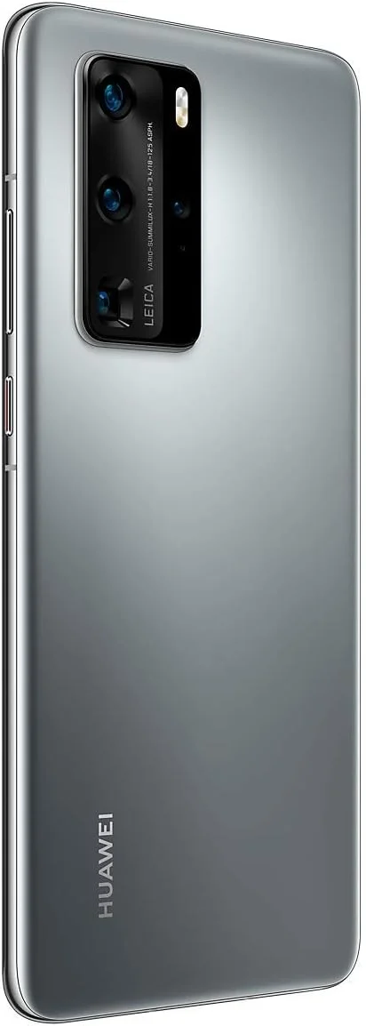 گوشی موبایل هواوی P40 Pro 5G نقره ای یخی 6.58 اینچ 256 گیگابایت 5G دو سیم کارت آنلاک و بدون سیم کارت