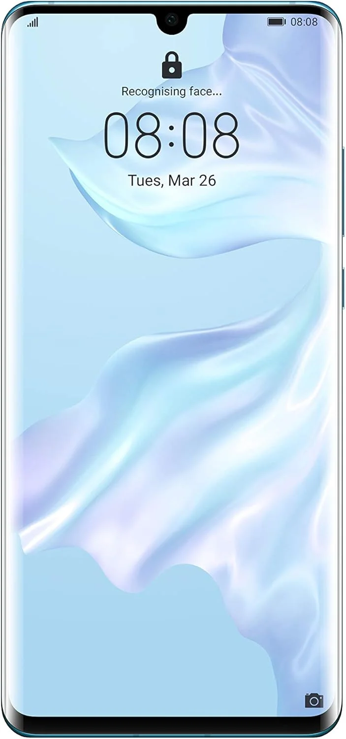 گوشی هوشمند دو سیم کارته Huawei P30 Pro 5G با حافظه داخلی 128 گیگابایت + رم 6 گیگابایت، نسخه بین المللی (کریستال)، آنلاک شده کارخانه