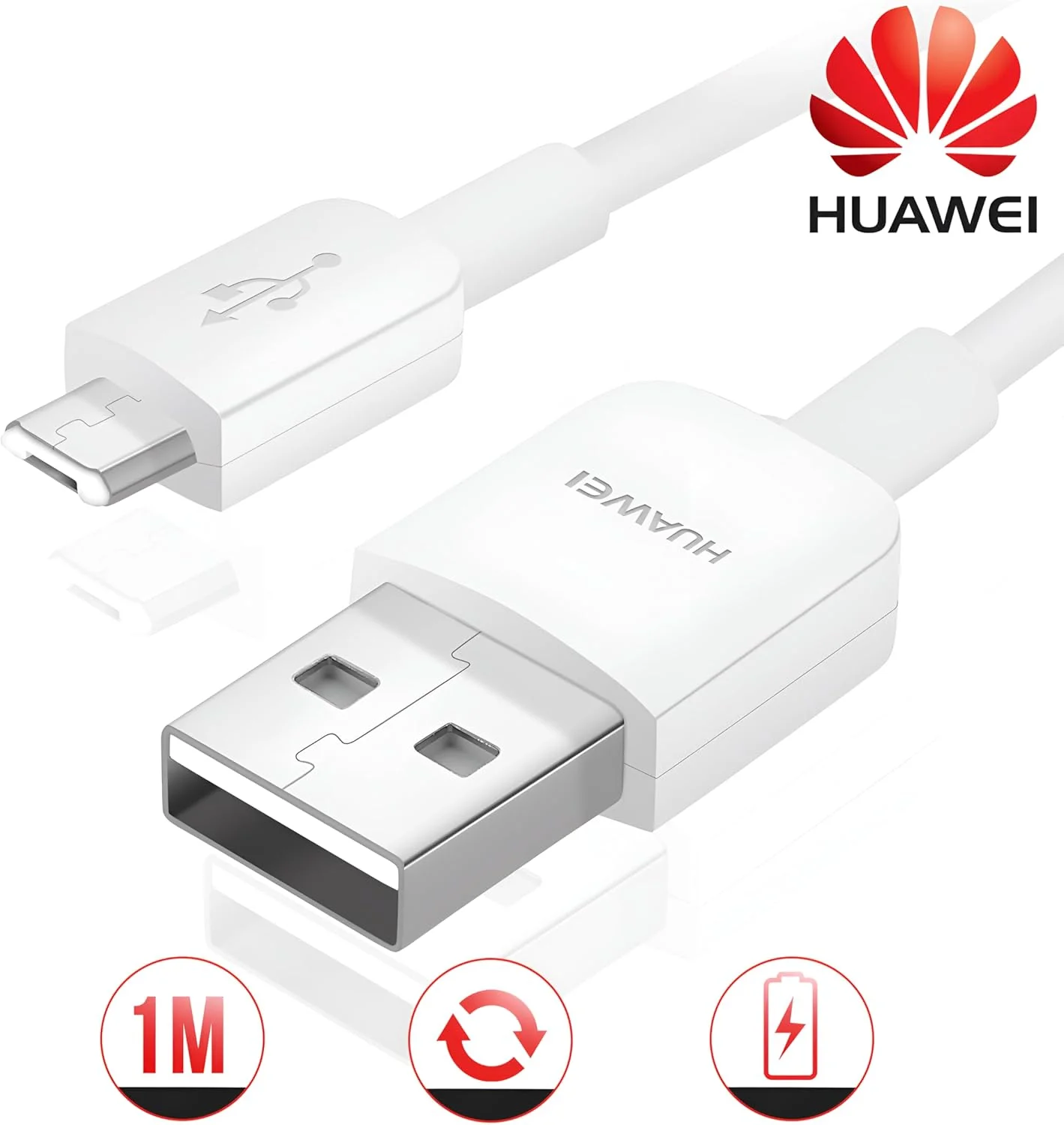 کابل دیتا هوآوی / کابل شارژر / کابل شارژ – میکرو USB – خاکستری/سفید – سازگار با تلفن های همراه هوآوی با اتصال میکرو USB کابل دیتا هوآوی / کابل شارژر / کابل شارژ – میکرو USB – خاکستری/سفید – سازگار با تلفن های همراه هوآوی با اتصال میکرو USB