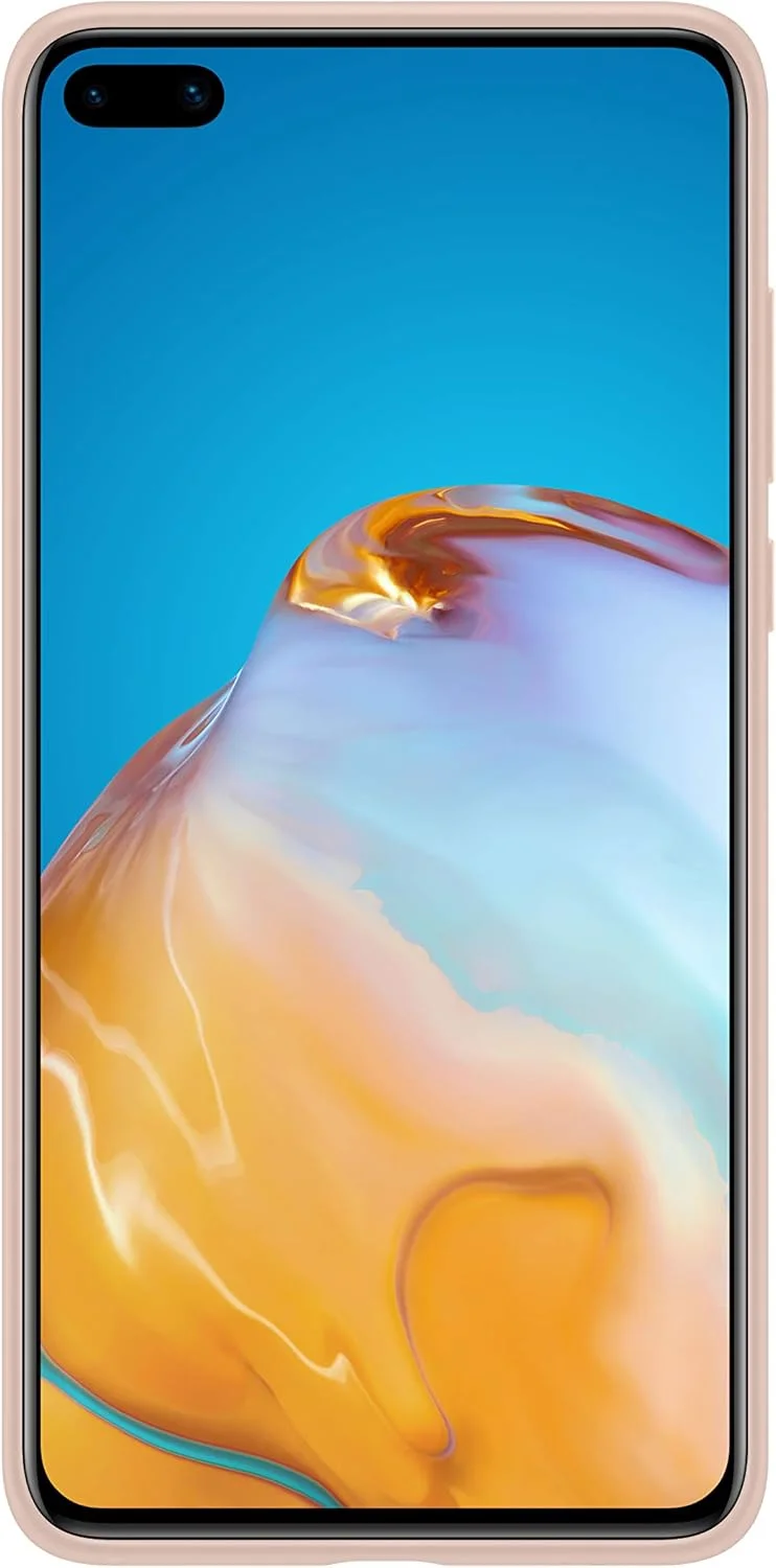 قاب سیلیکونی گوشی موبایل هوآوی P40، لوازم جانبی اصلی، صورتی