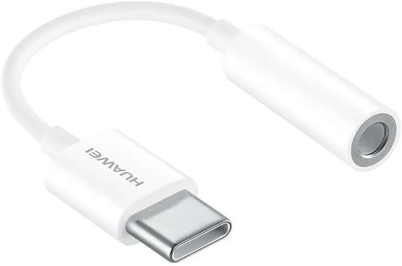 تبدیل USB-C به جک 3.5 میلیمتری صدا هواوی مدل CM20، سفید تبدیل USB-C به جک 3.5 میلیمتری صدا هواوی مدل CM20، سفید
