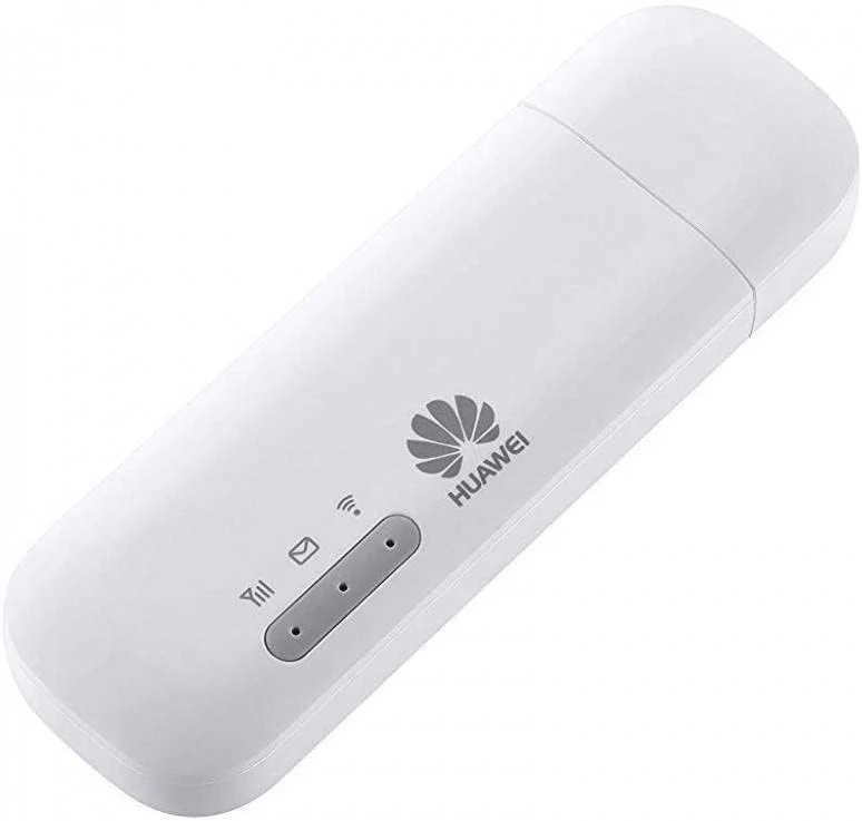 دانگل وای فای همراه USB هواوی مدل E8372h-320 LTE/4G با سرعت 150 مگابیت بر ثانیه (سفید) - قابل استفاده با هر سیم کارت در سراسر جهان. مدل جدید 2020. اکنون 16 دستگاه بی سیم را متصل کنید