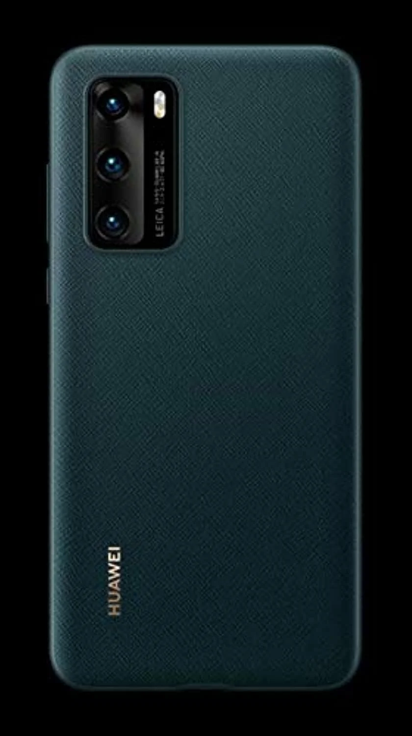 قاب گوشی موبایل هوآوی P40 Pro PU، لوازم جانبی اصلی، سبز جوهری