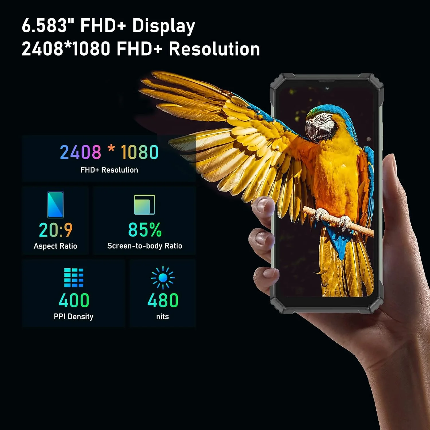 گوشی هوشمند مقاوم Blackview BV7100، باتری 13000 میلی آمپر ساعتی، شارژ سریع 33 واتی، 10 گیگابایت رم + 128 گیگابایت حافظه/قابل ارتقا تا 1 ترابایت، صفحه نمایش 6.58 اینچی FHD+، گوشی مقاوم ضد آب IP69K، NFC، OTG، حالت دستکش، بازگشایی قفل با چهره/اثر انگشت گوشی هوشمند مقاوم Blackview BV7100، باتری 13000 میلی آمپر ساعتی، شارژ سریع 33 واتی، 10 گیگابایت رم + 128 گیگابایت حافظه/قابل ارتقا تا 1 ترابایت، صفحه نمایش 6.58 اینچی FHD+، گوشی مقاوم ضد آب IP69K، NFC، OTG، حالت دستکش، بازگشایی قفل با چهره/اثر انگشت