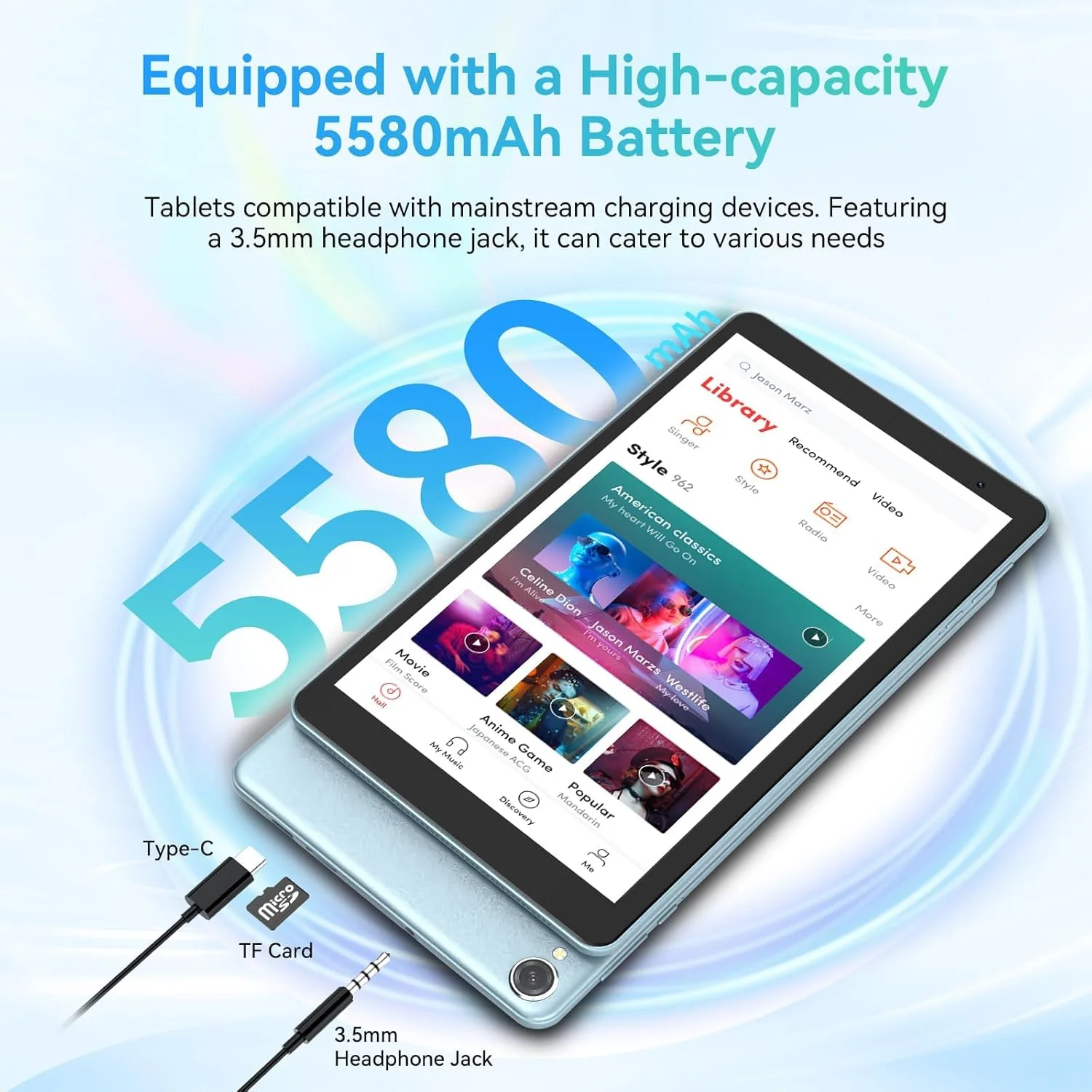 تبلت Blackview Tab50WIFI با اندروید 13، رم 4+4 گیگابایت، حافظه داخلی 128 گیگابایت/2 ترابایت، تبلت 8 اینچی WIFI 6، تبلت HD+ IPS، تبلت کودک با حالت کنترل والدین، دارای گواهینامه Google GMS، بلوتوث 5.0 - آبی تیره تبلت Blackview Tab50WIFI با اندروید 13، رم 4+4 گیگابایت، حافظه داخلی 128 گیگابایت/2 ترابایت، تبلت 8 اینچی WIFI 6، تبلت HD+ IPS، تبلت کودک با حالت کنترل والدین، دارای گواهینامه Google GMS، بلوتوث 5.0 - آبی تیره