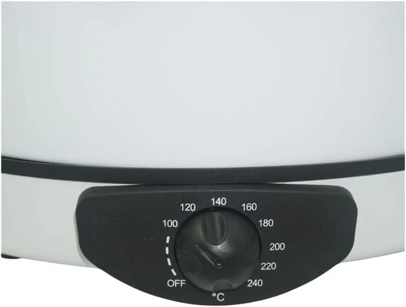 نان ساز عربی مباشی با صفحه پخت 40 سانتی متری و پنجره دید - (2200 وات) سفید (ME-HBM141)