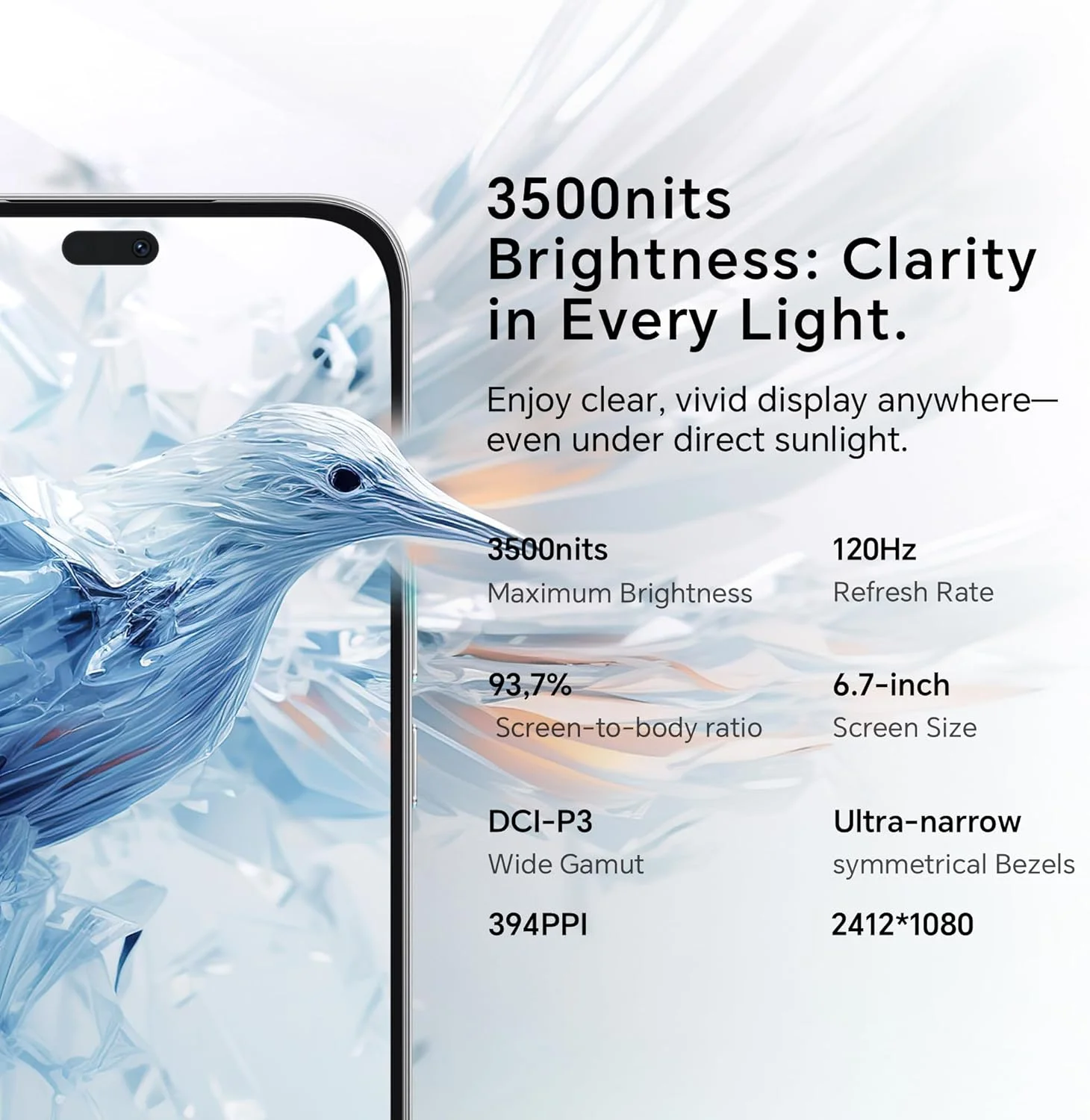 گوشی موبایل آنر 400 لایت 5G - رم 8 گیگابایت، حافظه داخلی 256 گیگابایت، دوربین 108 مگاپیکسل با حسگر حرکتی، صفحه نمایش 6.7 اینچی AMOLED با نرخ نوسازی 120 هرتز، رنگ خاکستری مخملی - نسخه خاورمیانه