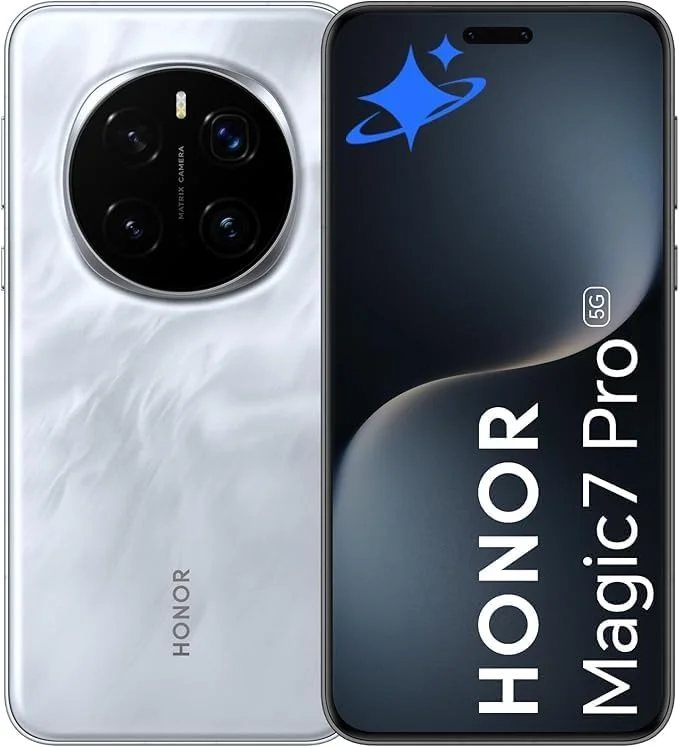 گوشی موبایل آنر Magic 7 Pro 5G، رنگ خاکستری Lunar Shadow، با 12 گیگابایت رم و 512 گیگابایت حافظه داخلی، دو سیم کارت، به همراه هدایای رایگان و محافظت 360 درجه در برابر آسیب* - نسخه امارات