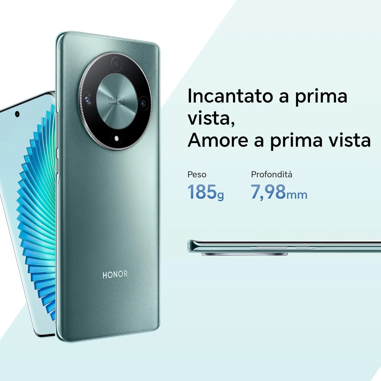 گوشی موبایل آنر Magic6 Lite، بدون سیم کارت، گوشی هوشمند 5G، 8 گیگابایت + 256 گیگابایت، صفحه نمایش 6.78 اینچی ضد افتادن 120 هرتز، دوربین سه گانه 108 مگاپیکسلی، باتری 5300 میلی آمپر ساعتی، دو سیم کارت، اندروید 13، سبز زمردی