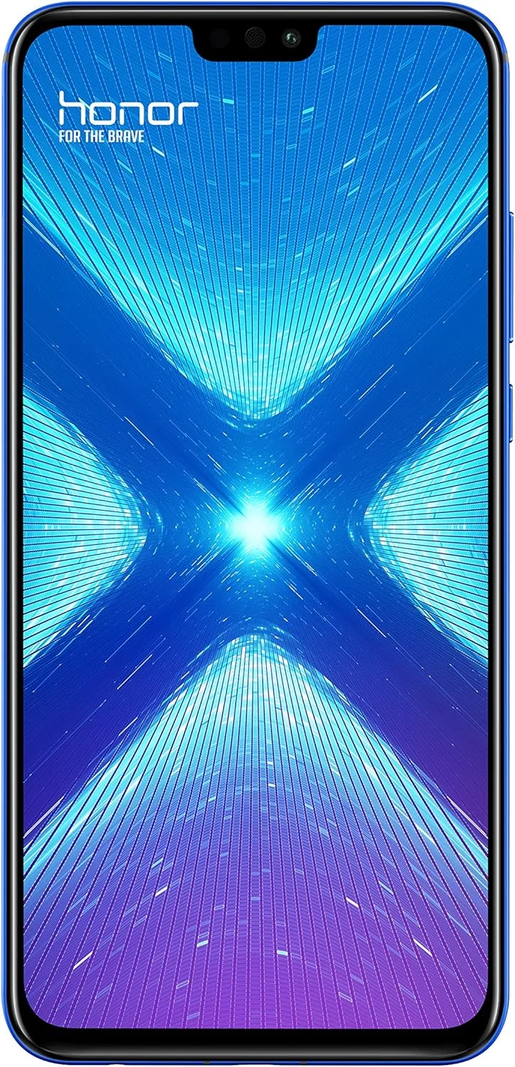 گوشی موبایل آنر 8X دو سیم کارت 64 گیگابایت (فقط GSM | بدون CDMA) (فقط GSM | بدون CDMA) کارخانه آنلاک شده 4G/LTE - آبی