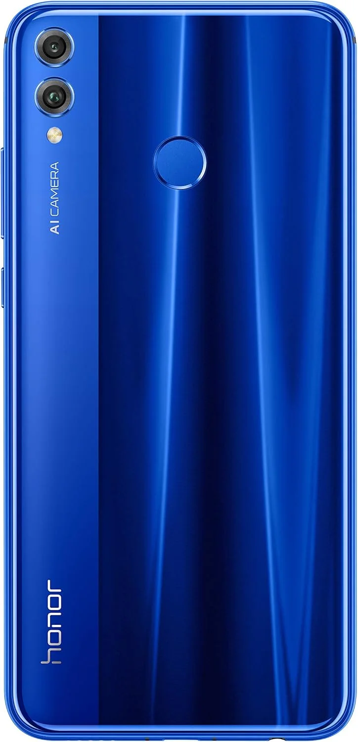 گوشی موبایل آنر 8X دو سیم کارت 64 گیگابایت (فقط GSM | بدون CDMA) (فقط GSM | بدون CDMA) کارخانه آنلاک شده 4G/LTE - آبی