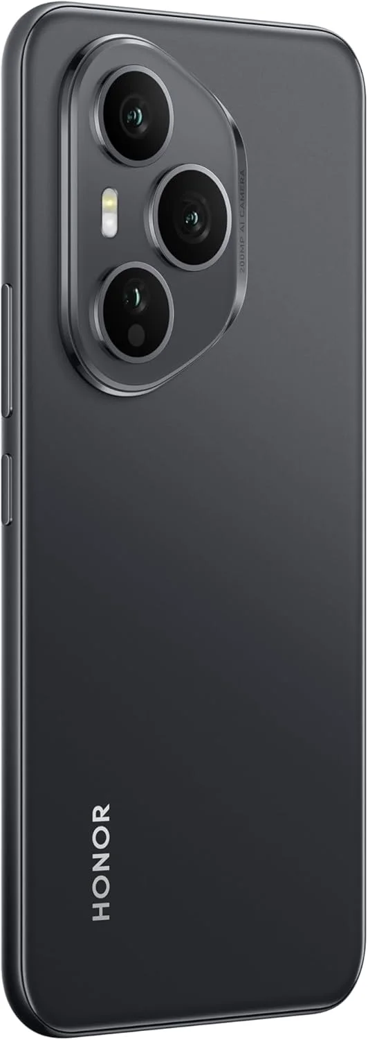 گوشی موبایل آنر 400 پرو دو سیم کارت 512 گیگابایت حافظه داخلی + 12 گیگابایت رم (فقط GSM | بدون CDMA) نسخه بین المللی - آنلاک شده کارخانه ای 5G (مشکی نیمه شب)