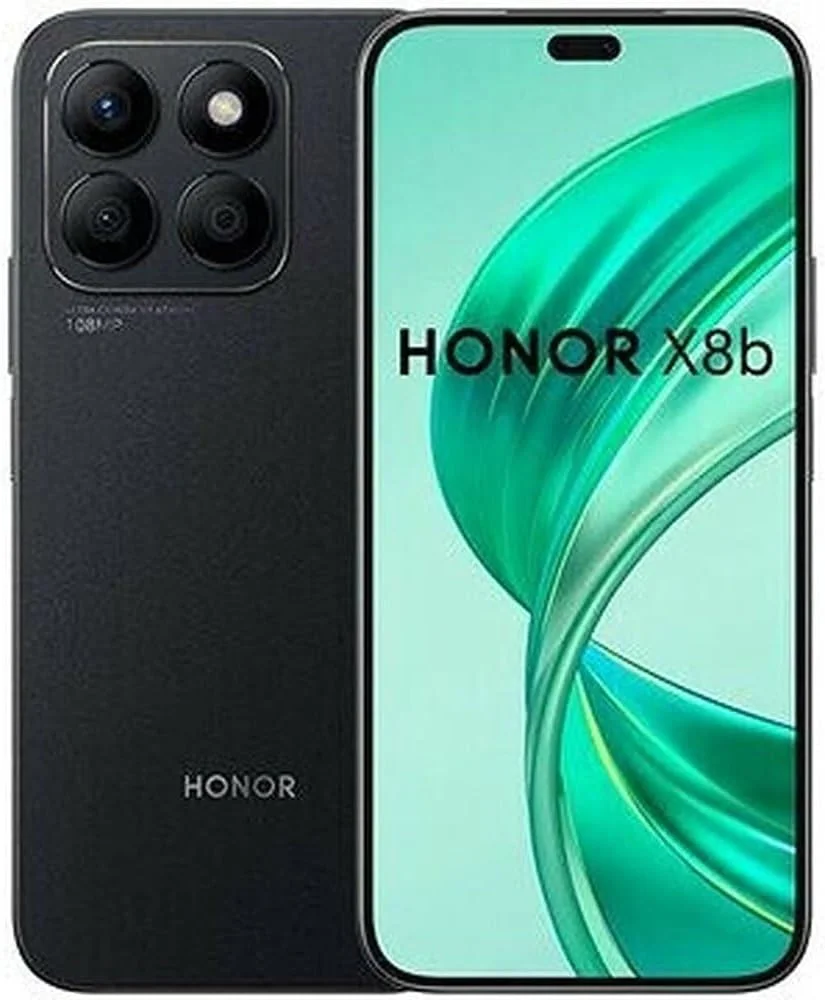 گوشی موبایل آنر X8b دو سیم کارت 256 گیگابایت حافظه داخلی + 8 گیگابایت رم (فقط GSM | بدون CDMA) نسخه بین المللی، آنلاک شده کارخانه ای 4G/LTE (مشکی نیمه شب)