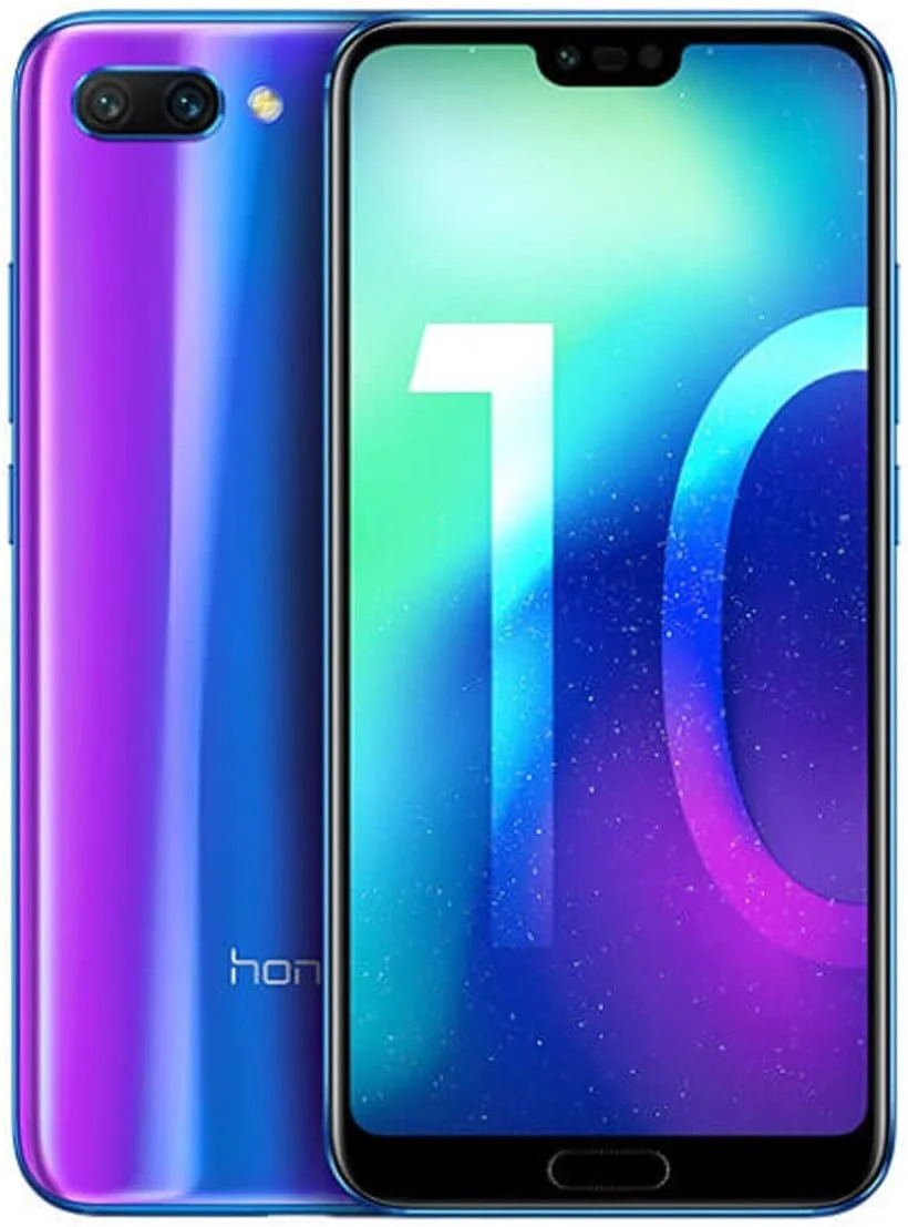 گوشی موبایل آنر 10 دو سیم کارت 64 گیگابایت نسخه بین المللی آنلاک فکتوری 4G - آبی فانتوم