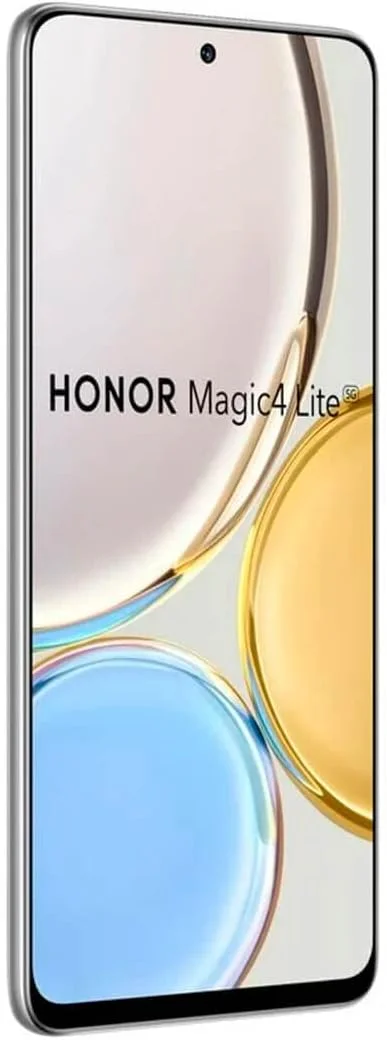 گوشی موبایل آنر Magic4 Lite 5G دو سیم کارت 128 گیگابایت رام + 6 گیگابایت رم (فقط GSM | بدون CDMA) نسخه بین المللی کارخانه آنلاک شده (نقره ای تیتانیومی) گوشی موبایل آنر Magic4 Lite 5G دو سیم کارت 128 گیگابایت رام + 6 گیگابایت رم (فقط GSM | بدون CDMA) نسخه بین المللی کارخانه آنلاک شده (نقره ای تیتانیومی)
