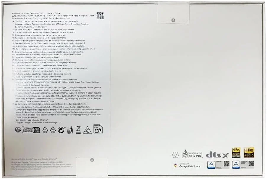 تبلت آنر Magic Pad 2 با 12 گیگابایت رم و 256 گیگابایت حافظه داخلی، صفحه نمایش 12.3 اینچی 144 هرتز OLED، پردازنده Snapdragon 8s Gen 3، 8 بلندگو، باتری 10050 میلی آمپر ساعتی با شارژ سریع 66 واتی، بدنه فلزی، اندروید 14، تبلت وای فای با سرویس گوگل، سفید تبلت آنر Magic Pad 2 با 12 گیگابایت رم و 256 گیگابایت حافظه داخلی، صفحه نمایش 12.3 اینچی 144 هرتز OLED، پردازنده Snapdragon 8s Gen 3، 8 بلندگو، باتری 10050 میلی آمپر ساعتی با شارژ سریع 66 واتی، بدنه فلزی، اندروید 14، تبلت وای فای با سرویس گوگل، سفید