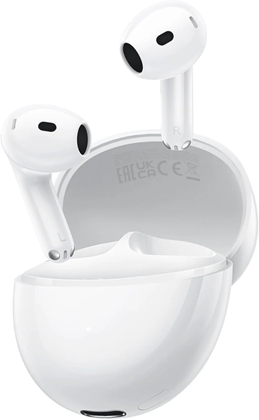 هندزفری بلوتوثی HONOR Choice Earbuds S7، 36 ساعت عمر باتری، دارای سه میکروفون و فناوری حذف نویز AI، بلوتوث 5.3، دارای میکروفون، استاندارد IP54، هندزفری وایرلس داخل گوشی، سفید