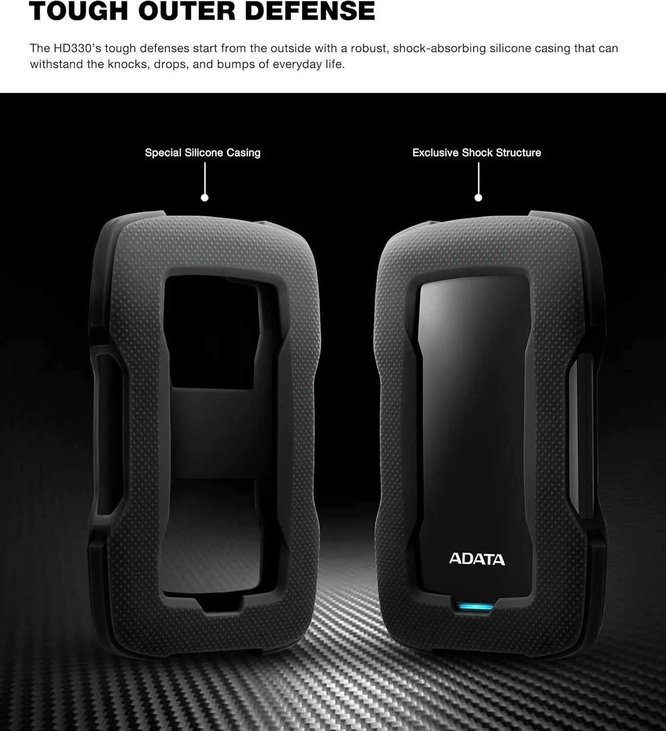 هارد اکسترنال ای دیتا HD330 با ظرفیت 1 ترابایت USB3.1، مشکی مدل HD330 هارد اکسترنال ای دیتا HD330 با ظرفیت 1 ترابایت USB3.1، مشکی مدل HD330