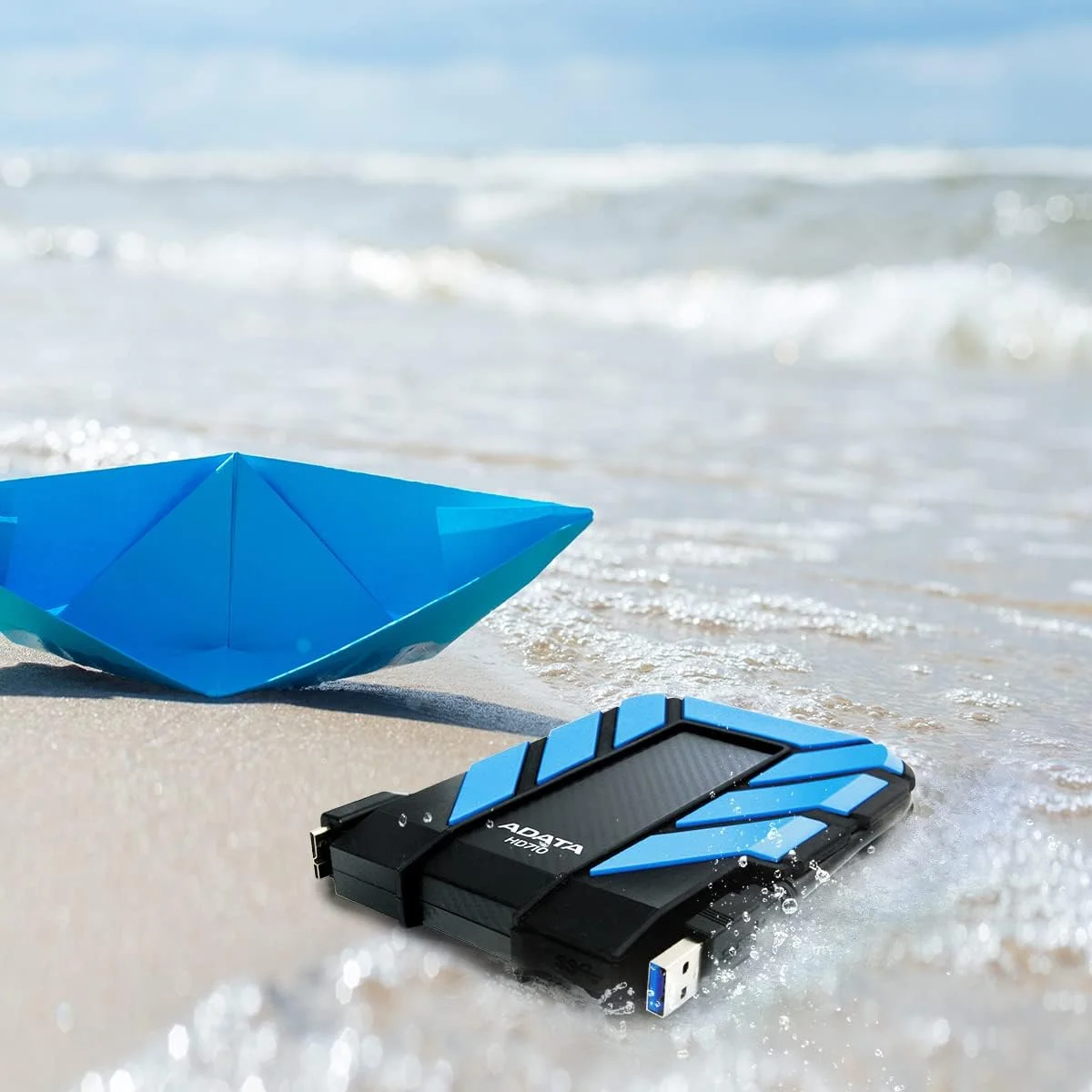 هارد اکسترنال ای دیتا Dashdrive Durable HD710 Pro، USB 3.1 (2 ترابایت، آبی)
