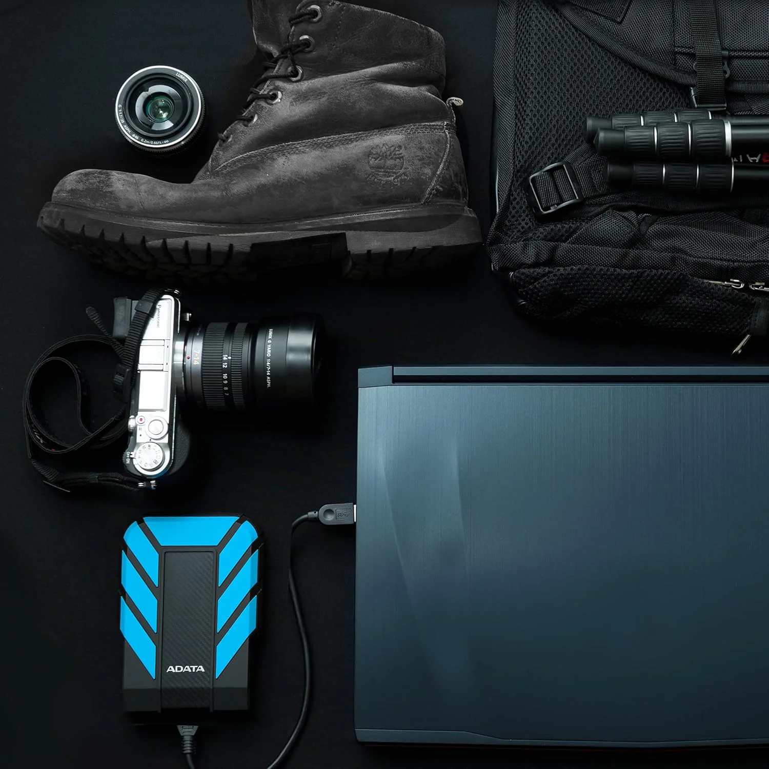 هارد اکسترنال ای دیتا Dashdrive Durable HD710 Pro، USB 3.1 (2 ترابایت، آبی)