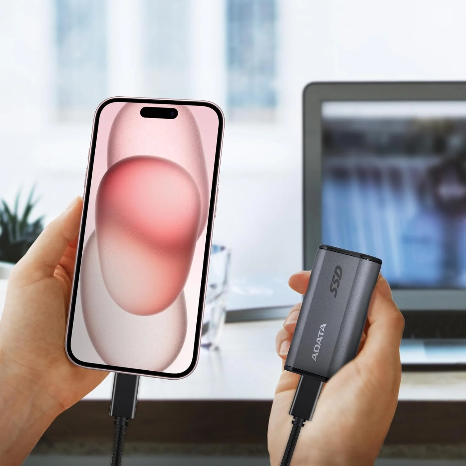 ADATA SE880 2TB - سرعت تا 2000 مگابایت بر ثانیه - SuperSpeed USB 3.2 Gen 2x2 USB-C SSD اکسترنال قابل حمل تیتانیومی (AELI-SE880-2TCGY) ADATA SE880 2TB - سرعت تا 2000 مگابایت بر ثانیه - SuperSpeed USB 3.2 Gen 2x2 USB-C SSD اکسترنال قابل حمل تیتانیومی (AELI-SE880-2TCGY)