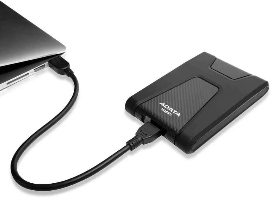هارد اکسترنال ای دیتا HD650-2 ترابایت، USB 3.2 Gen.1، مشکی