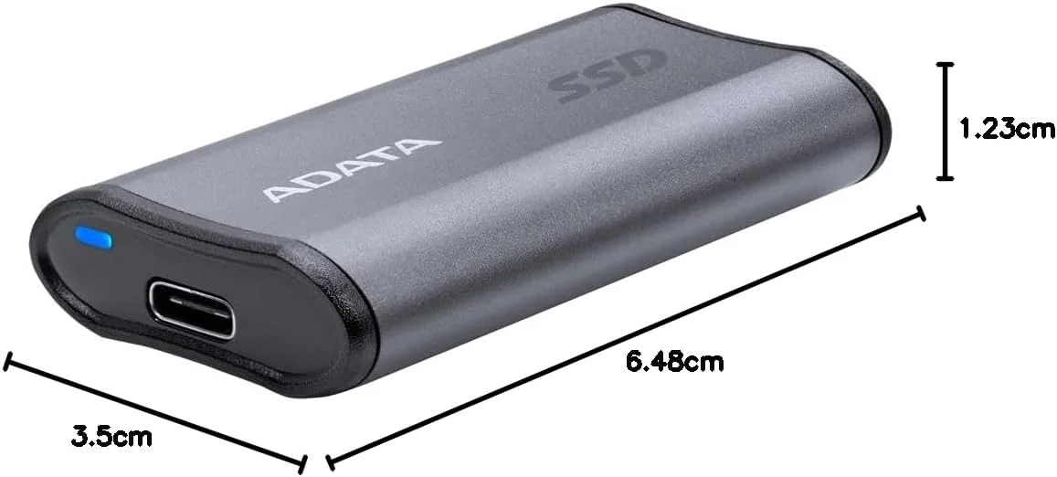 ADATA SE880 2TB - سرعت تا 2000 مگابایت بر ثانیه - SuperSpeed USB 3.2 Gen 2x2 USB-C SSD اکسترنال قابل حمل تیتانیومی (AELI-SE880-2TCGY) ADATA SE880 2TB - سرعت تا 2000 مگابایت بر ثانیه - SuperSpeed USB 3.2 Gen 2x2 USB-C SSD اکسترنال قابل حمل تیتانیومی (AELI-SE880-2TCGY)