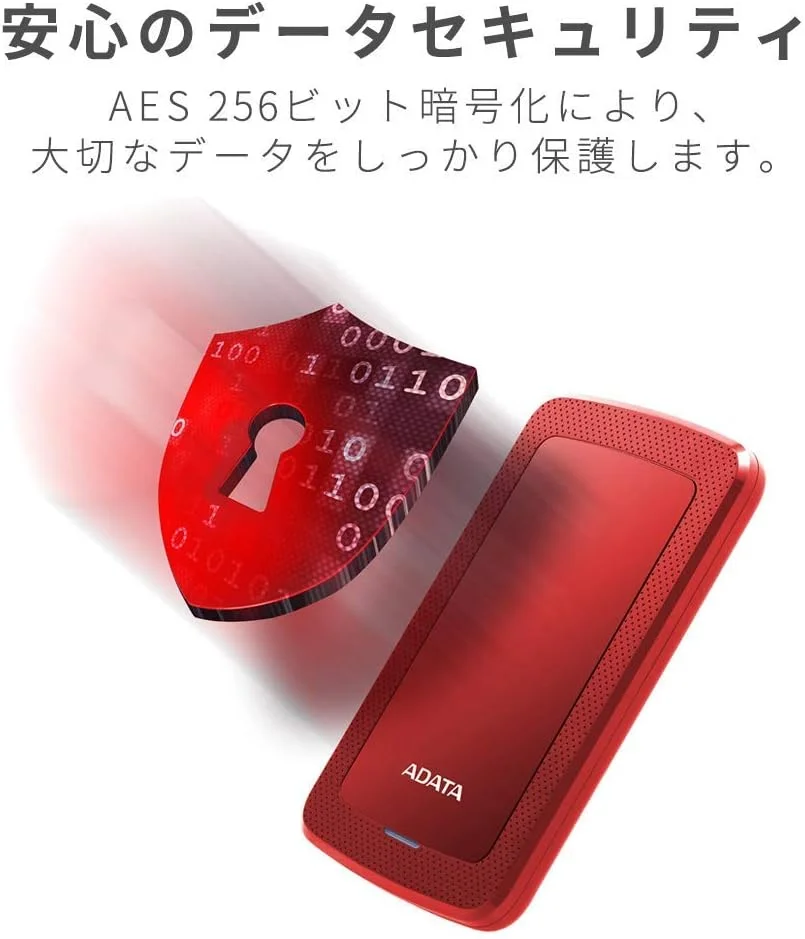 هارد اکسترنال ای دیتا مدل AHV300-2TU31-CRD کلاسیک HV300 سایز 2.5 اینچ ظرفیت 2 ترابایت USB3.1