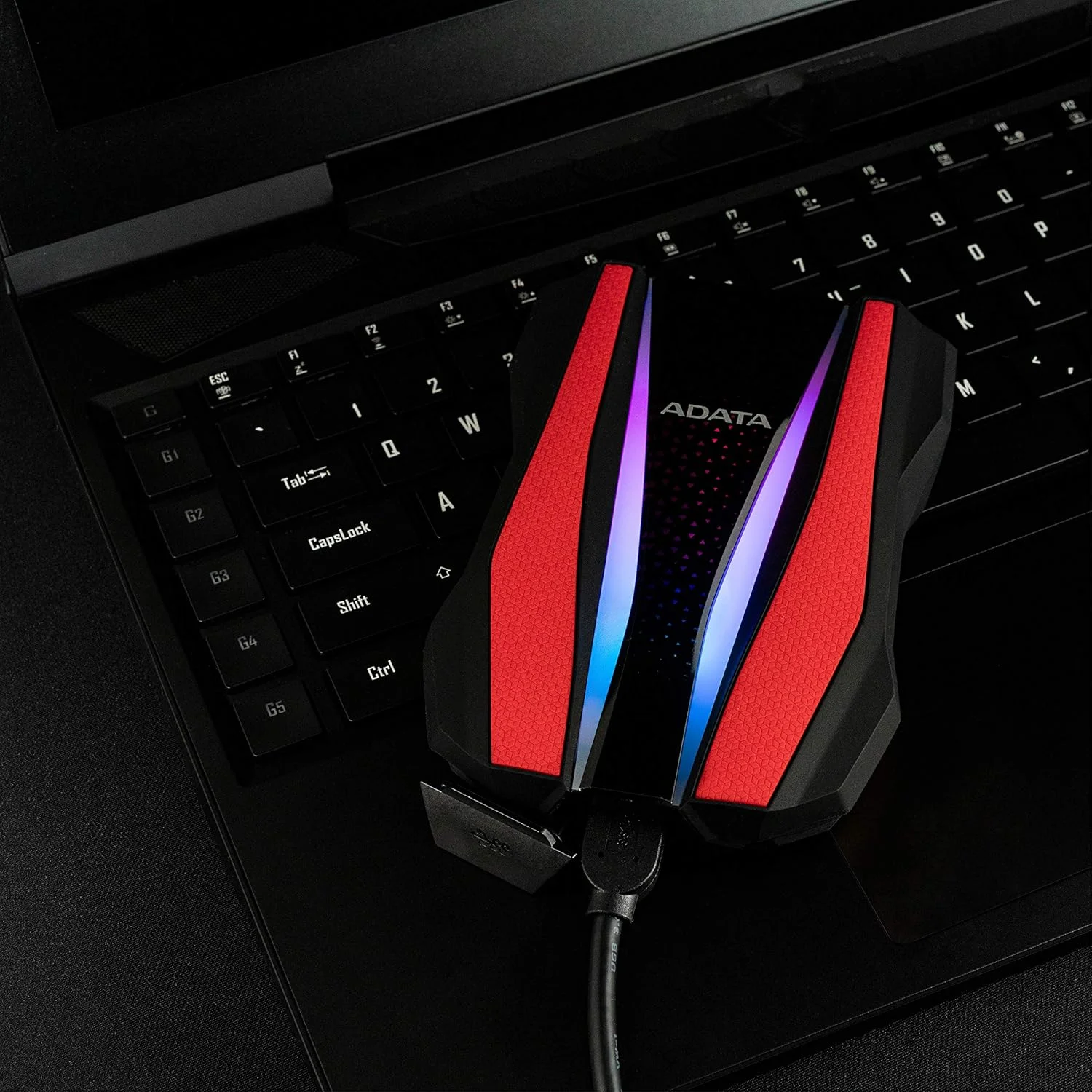 هارد اکسترنال ای دیتا HD770G با ظرفیت 1 ترابایت - قرمز