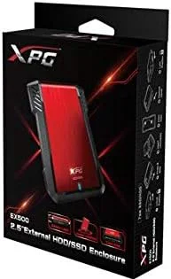 محفظه 2.5 اینچی Adata برای هارد دیسک/اس اس دی اکسترنال Aex500u3 قرمز محفظه 2.5 اینچی Adata برای هارد دیسک/اس اس دی اکسترنال Aex500u3 قرمز
