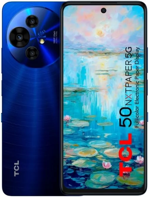 گوشی هوشمند TCL 50 NxtPaper دو سیم کارت 256 گیگابایت ROM + 8 گیگابایت RAM (فقط GSM | بدون CDMA) آنلاک کارخانه 5G (خاکستری ماه) - نسخه بین المللی