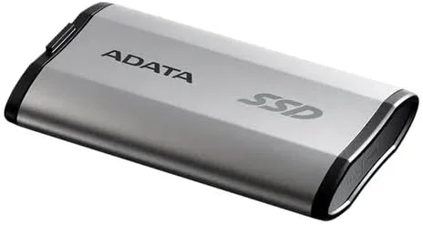 حافظه اس اس دی اکسترنال ای دیتا مدل SD810 ظرفیت 4000 گیگابایت، USB-C 3.2، خاکستری