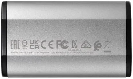 حافظه اس اس دی اکسترنال ای دیتا مدل SD810 ظرفیت 4000 گیگابایت، USB-C 3.2، خاکستری