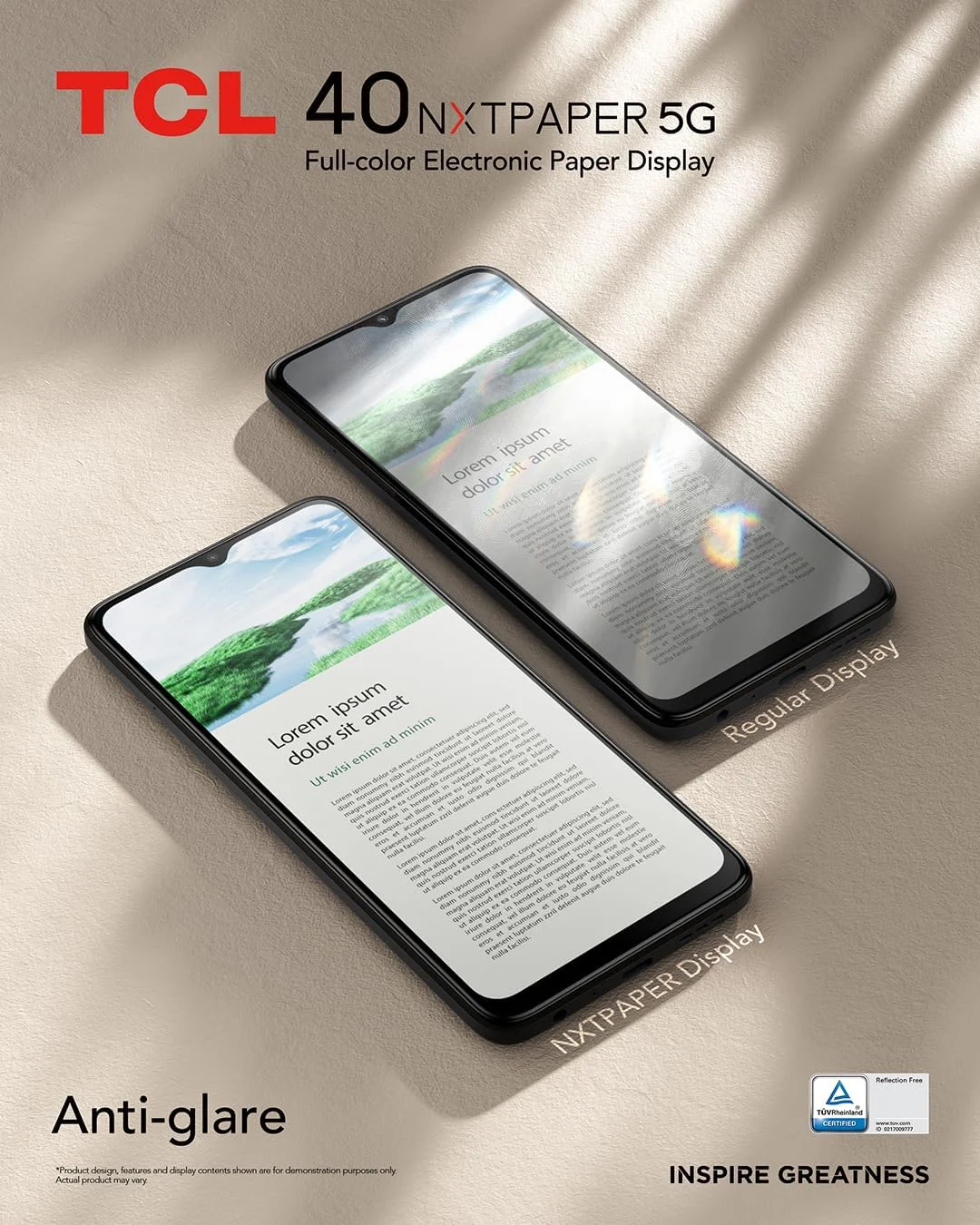 گوشی موبایل تی سی ال 40 NxtPaper دو سیم کارت 256 گیگابایت حافظه داخلی + 6 گیگابایت رم (فقط GSM | بدون CDMA) نسخه بین المللی آنلاک شده کارخانه ای 4G/LTE - رنگ مشکی ستاره ای