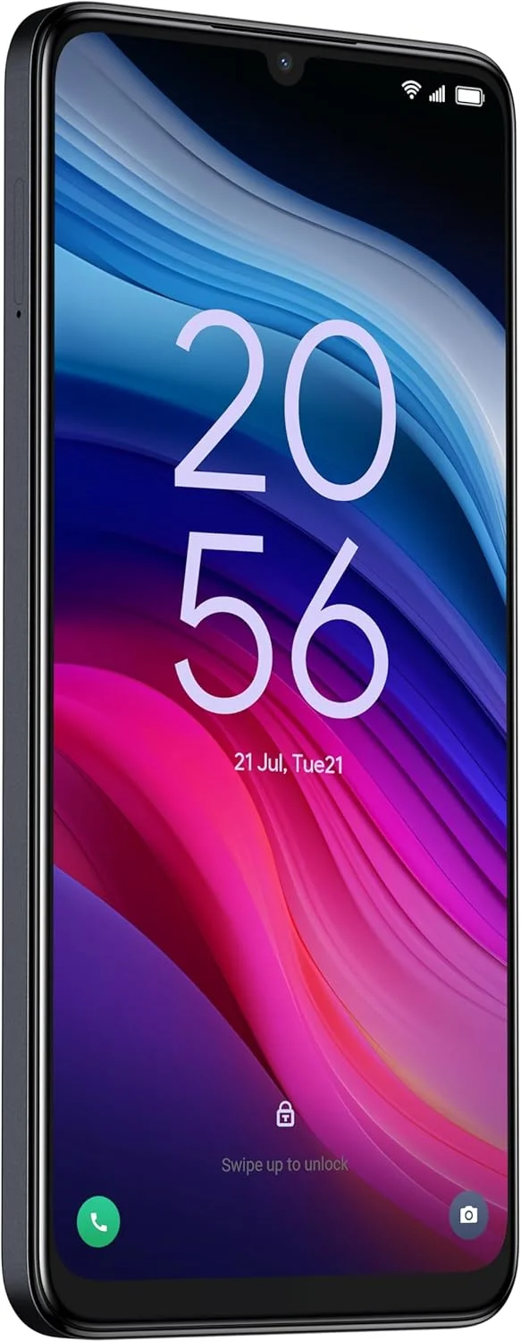 گوشی هوشمند اندرویدی آنلاک TCL 505 | صفحه نمایش 6.75 اینچی HD+ 90 هرتز، حافظه 128 گیگابایتی، تا 8 گیگابایت رم، دوربین پشتی 13 مگاپیکسلی، باتری 5010 میلی آمپر ساعتی، دو سیم کارته | خاکستری