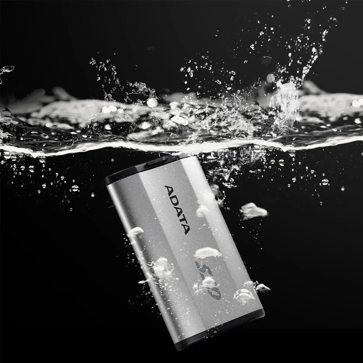 حافظه اس اس دی اکسترنال ای دیتا مدل SD810 ظرفیت 4000 گیگابایت، USB-C 3.2، خاکستری