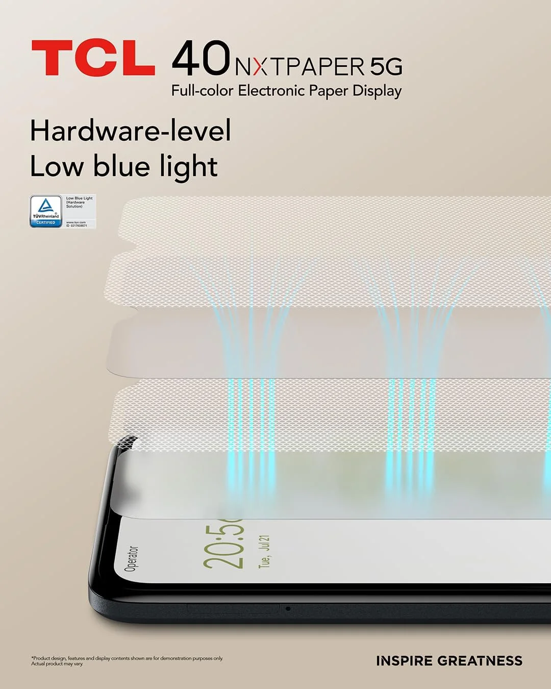 گوشی موبایل تی سی ال 40 NxtPaper دو سیم کارت 256 گیگابایت حافظه داخلی + 6 گیگابایت رم (فقط GSM | بدون CDMA) نسخه بین المللی آنلاک شده کارخانه ای 4G/LTE - رنگ مشکی ستاره ای