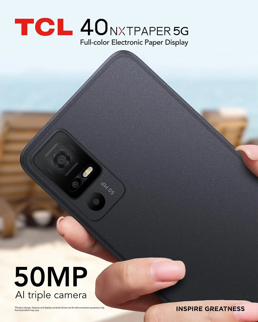 گوشی موبایل تی سی ال 40 NxtPaper دو سیم کارت 256 گیگابایت حافظه داخلی + 6 گیگابایت رم (فقط GSM | بدون CDMA) نسخه بین المللی آنلاک شده کارخانه ای 4G/LTE - رنگ مشکی ستاره ای
