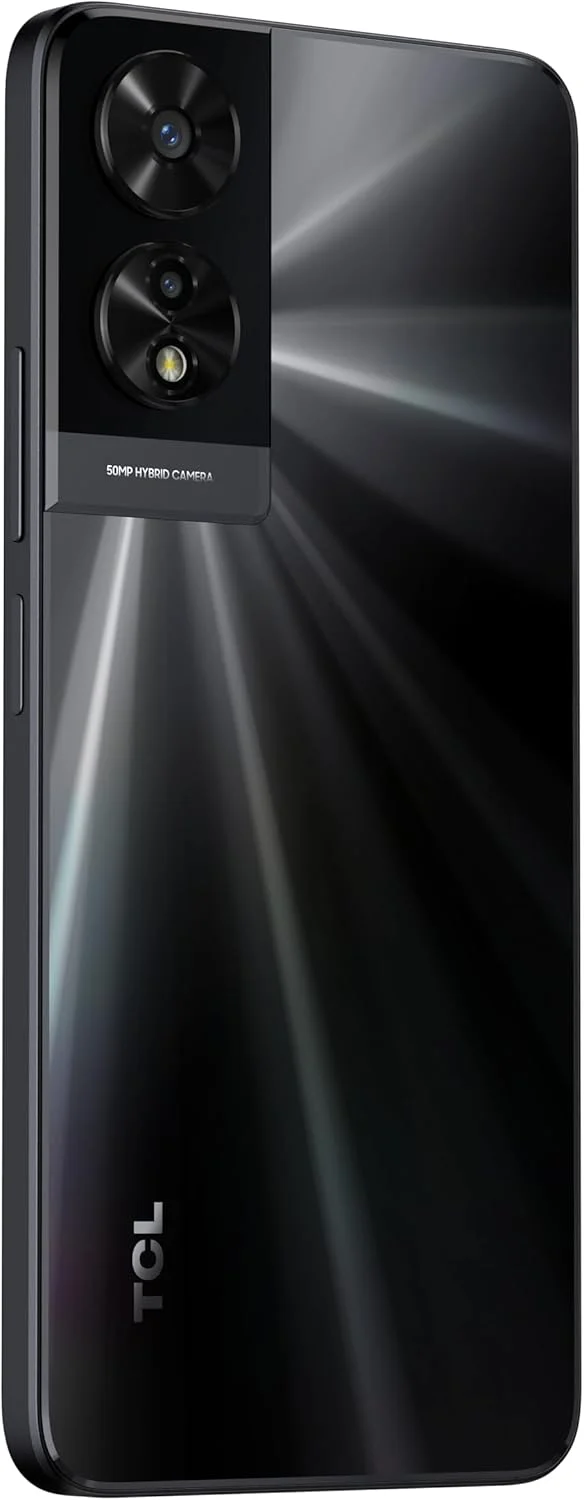 گوشی هوشمند اندرویدی آنلاک TCL 505 | صفحه نمایش 6.75 اینچی HD+ 90 هرتز، حافظه 128 گیگابایتی، تا 8 گیگابایت رم، دوربین پشتی 13 مگاپیکسلی، باتری 5010 میلی آمپر ساعتی، دو سیم کارته | خاکستری
