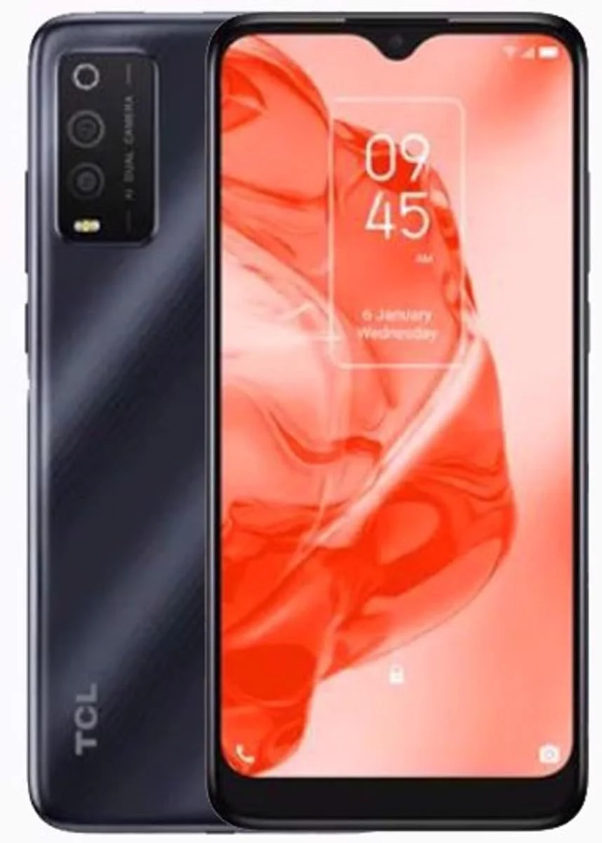 گوشی هوشمند TCL 205 دو سیم کارت 32 گیگابایت حافظه داخلی + 2 گیگابایت رم (فقط GSM | بدون CDMA) کارخانه آنلاک شده 4G/LTE (مشکی) - نسخه بین المللی
