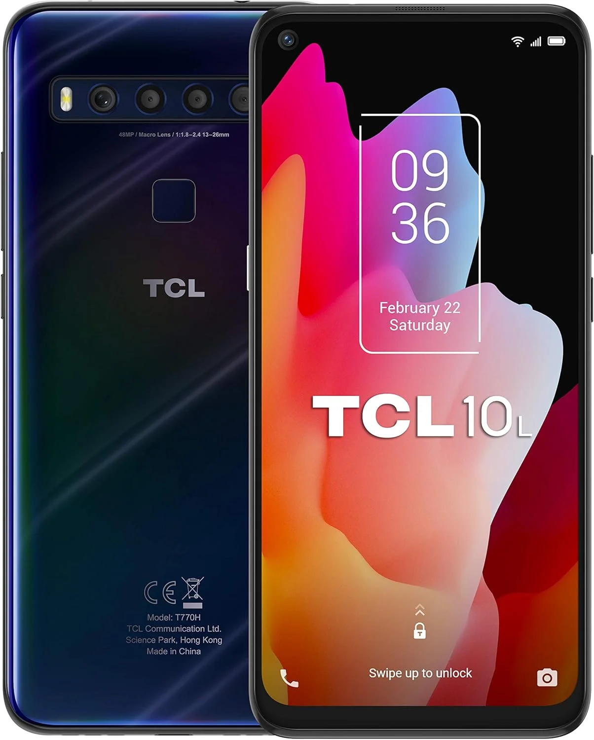 گوشی هوشمند TCL 10L با صفحه نمایش 6.53 اینچی، پردازنده هشت هسته ای، 6 گیگابایت رم و 64 گیگابایت حافظه داخلی - آبی