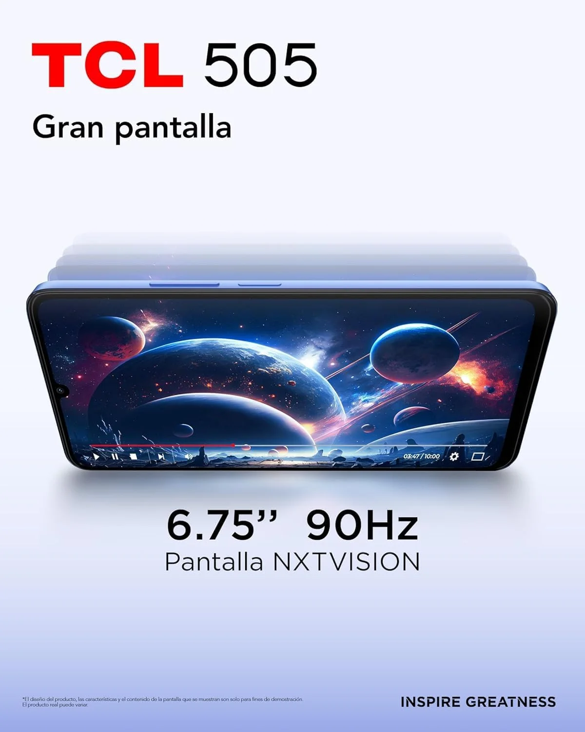 گوشی موبایل TCL 505 دو سیم کارت 256 گیگابایت رام + 8 گیگابایت رم (فقط GSM | بدون CDMA) کارخانه آنلاک شده 4G/LTE (خاکستری فضایی) - نسخه بین المللی گوشی موبایل TCL 505 دو سیم کارت 256 گیگابایت رام + 8 گیگابایت رم (فقط GSM | بدون CDMA) کارخانه آنلاک شده 4G/LTE (خاکستری فضایی) - نسخه بین المللی