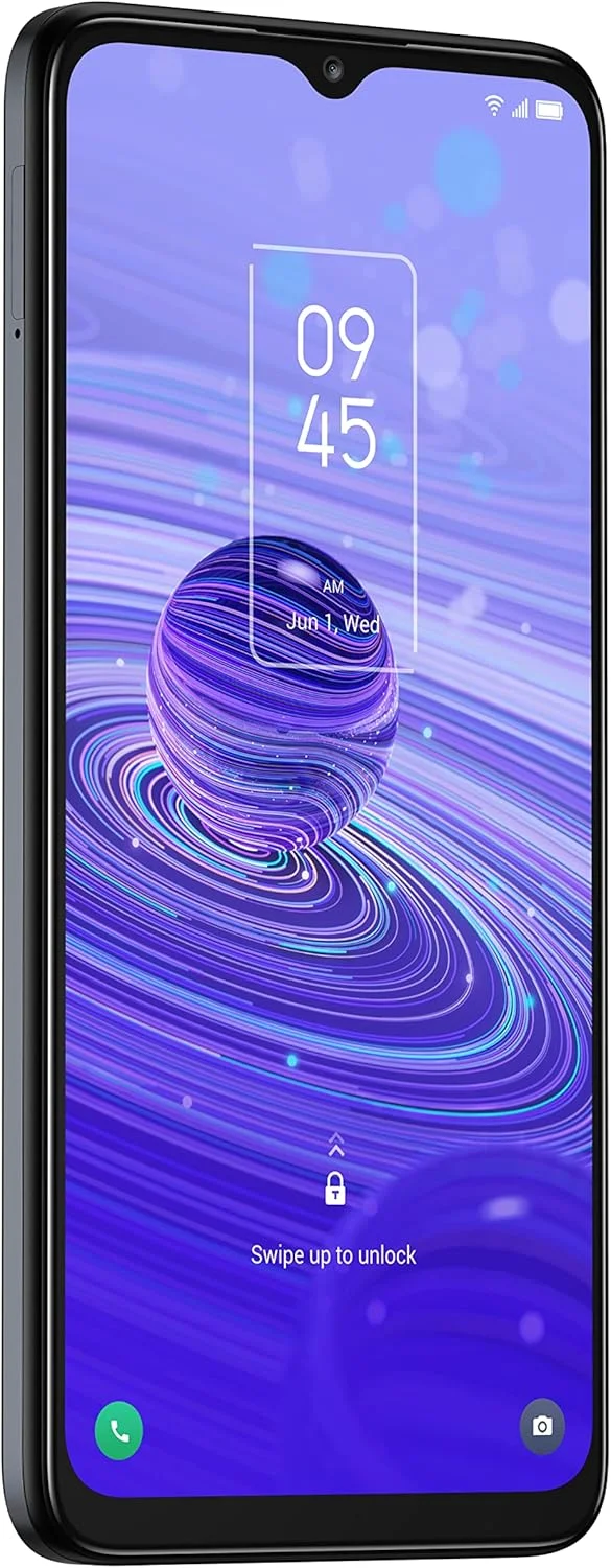 گوشی هوشمند TCL 40 R 5G، حافظه 64 گیگابایت + رم 4 گیگابایت، صفحه نمایش 6.6 اینچی، باتری 5000 میلی آمپر - خاکستری تیره