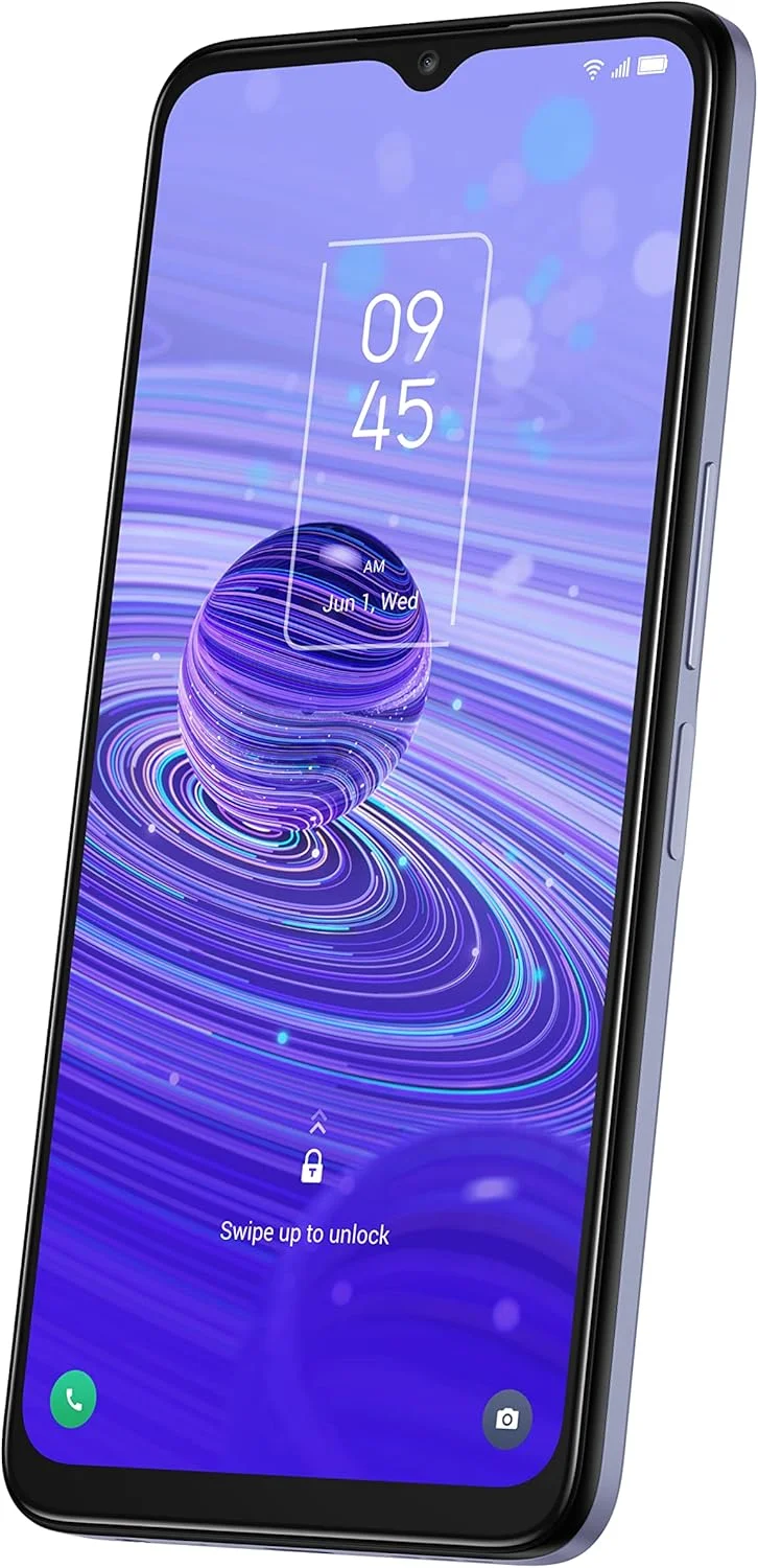 گوشی هوشمند TCL 40 R 5G، حافظه 64 گیگابایت + رم 4 گیگابایت، صفحه نمایش 6.6 اینچی، باتری 5000 میلی آمپر - خاکستری تیره