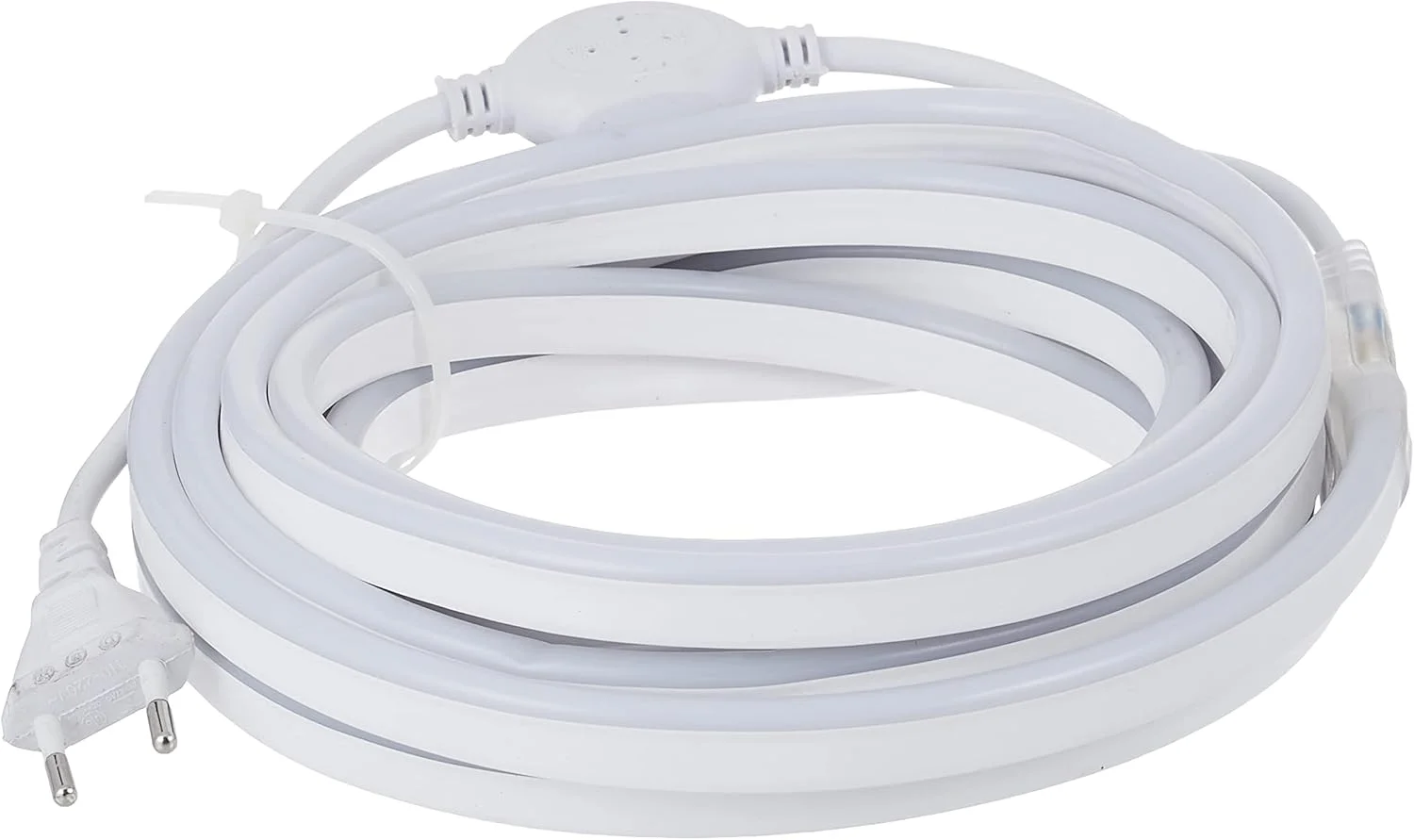 نوار نئون LED با کیفیت عالی، ضد آب AC220V 2835 SMD برای نورپردازی خانه، آشپزخانه، تخت، دکوراسیون انعطاف پذیر فضای باز (سفید گرم) (5 متر) نوار نئون LED با کیفیت عالی، ضد آب AC220V 2835 SMD برای نورپردازی خانه، آشپزخانه، تخت، دکوراسیون انعطاف پذیر فضای باز (سفید گرم) (5 متر)
