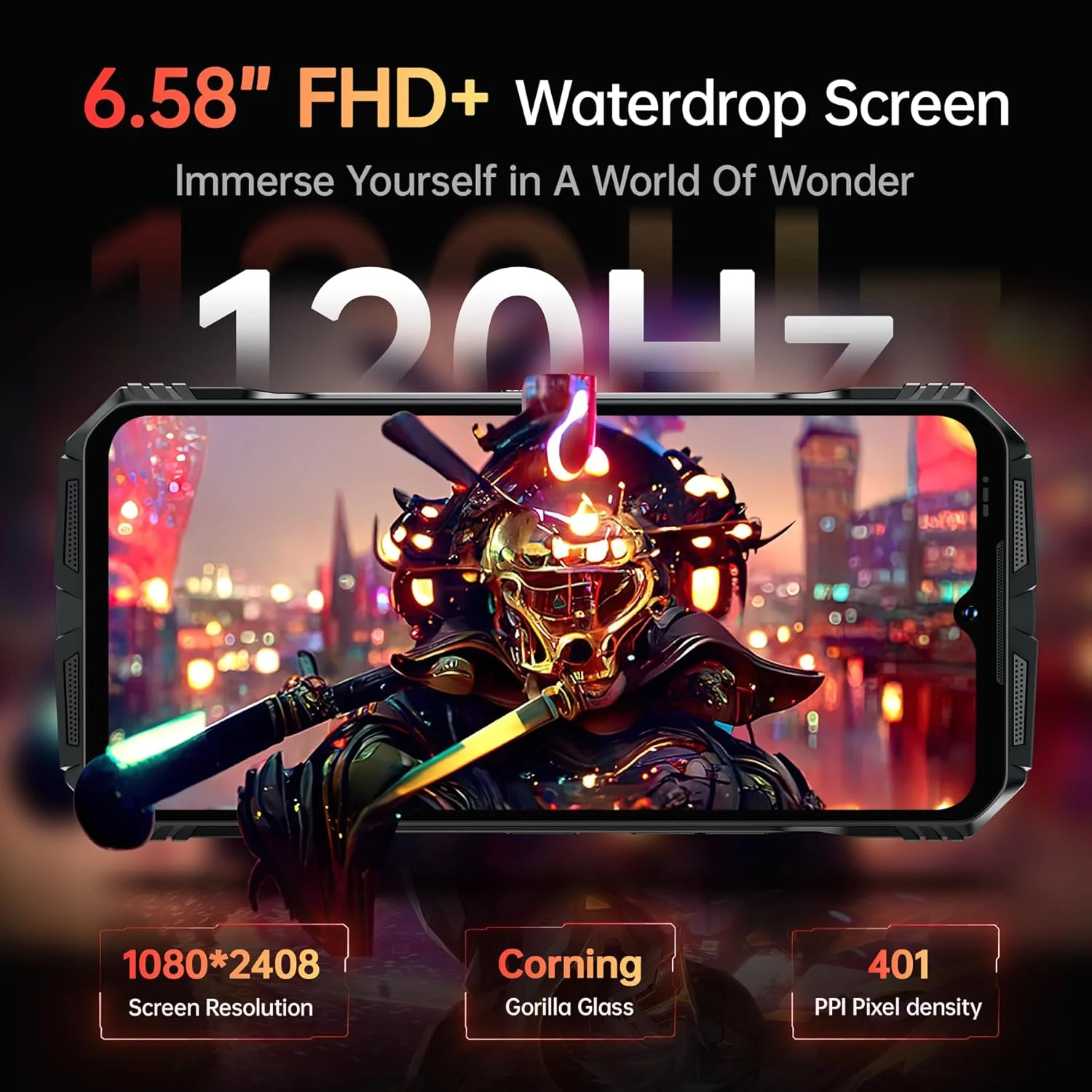 گوشی مقاوم DOOGEE S118 آنلاک شده 2024 - گوشی هوشمند مقاوم اندروید 14، هلیو G99 20 گیگابایت رم + 512 گیگابایت رام، 6.58 اینچ FHD+120HZ، باتری 10800mAh - تلفن های همراه 33W، تلفن ضد آب دوربین 50 مگاپیکسلی / 4G دو سیم کارت / NFC / OTG گوشی مقاوم DOOGEE S118 آنلاک شده 2024 - گوشی هوشمند مقاوم اندروید 14، هلیو G99 20 گیگابایت رم + 512 گیگابایت رام، 6.58 اینچ FHD+120HZ، باتری 10800mAh - تلفن های همراه 33W، تلفن ضد آب دوربین 50 مگاپیکسلی / 4G دو سیم کارت / NFC / OTG