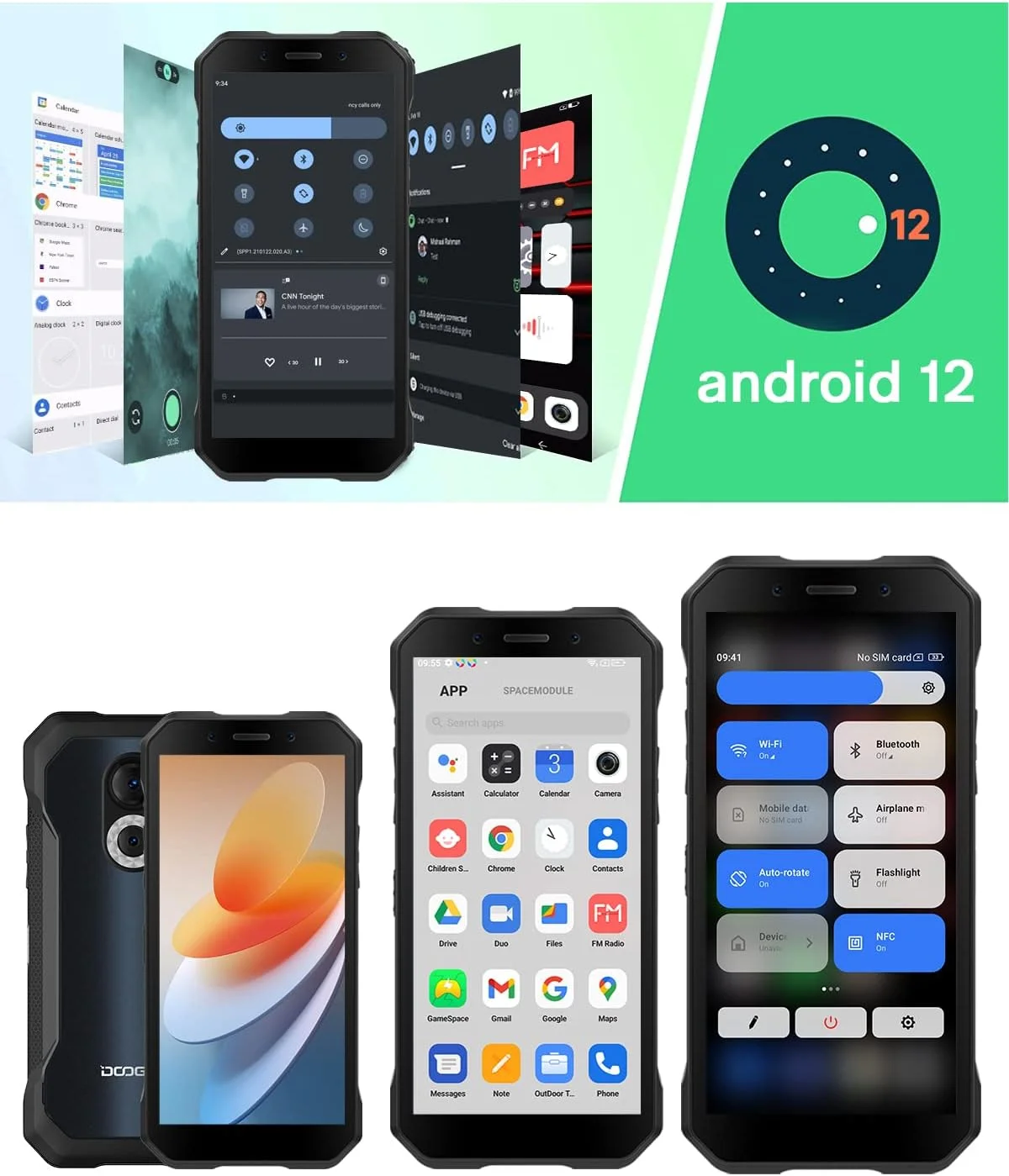 گوشی هوشمند مقاوم DOOGEE S61 (2023)، 6 گیگابایت رم + 64 گیگابایت حافظه داخلی، پردازنده هشت هسته ای، اندروید 12، دوربین دید در شب 20 مگاپیکسلی، باتری 5180 میلی آمپر ساعتی، صفحه نمایش 6.0 اینچی HD+، تلفن همراه 4G دو سیم کارته ضد آب IP68، NFC - مات گوشی هوشمند مقاوم DOOGEE S61 (2023)، 6 گیگابایت رم + 64 گیگابایت حافظه داخلی، پردازنده هشت هسته ای، اندروید 12، دوربین دید در شب 20 مگاپیکسلی، باتری 5180 میلی آمپر ساعتی، صفحه نمایش 6.0 اینچی HD+، تلفن همراه 4G دو سیم کارته ضد آب IP68، NFC - مات