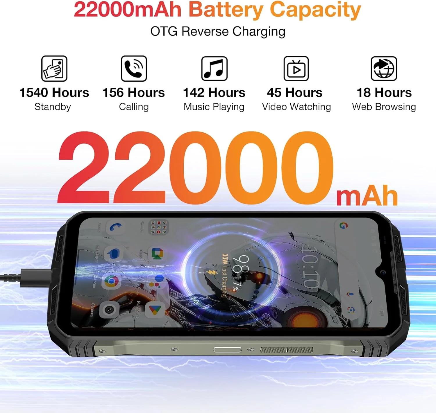 گوشی هوشمند مقاوم DOOGEE V Max Pro 5G، 22000mAh 32GB+512GB/TF 2TB، گوشی مقاوم آنلاک شده اندروید 14، تلفن همراه مقاوم 108MP+20MP، صفحه نمایش 6.58 اینچی FHD+120Hz IPS، گوشی ضد آب IP68/IP69K، NFC/Face ID/WIFi 6 گوشی هوشمند مقاوم DOOGEE V Max Pro 5G، 22000mAh 32GB+512GB/TF 2TB، گوشی مقاوم آنلاک شده اندروید 14، تلفن همراه مقاوم 108MP+20MP، صفحه نمایش 6.58 اینچی FHD+120Hz IPS، گوشی ضد آب IP68/IP69K، NFC/Face ID/WIFi 6
