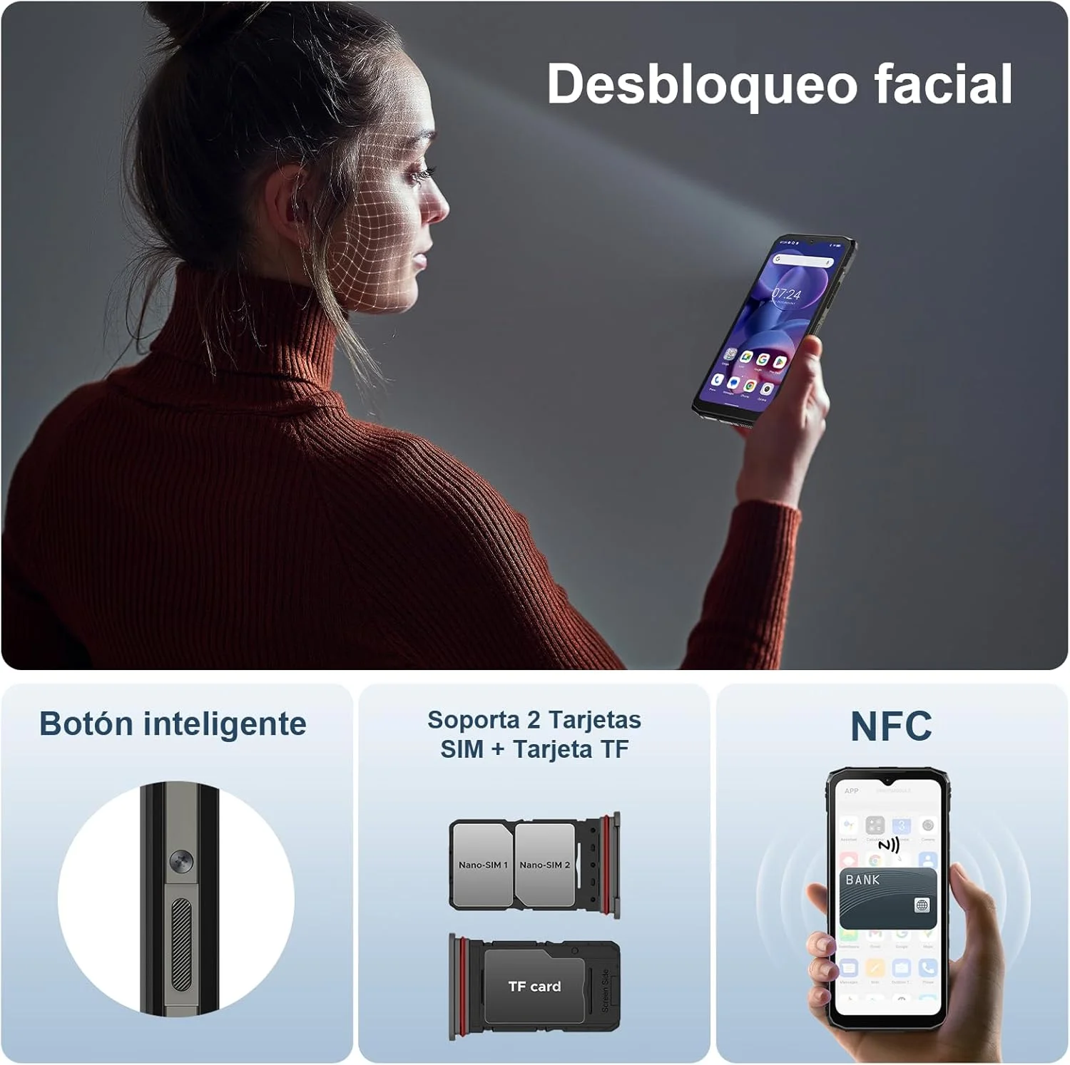 گوشی هوشمند سه دفاعی DOOGEE Blade 10، نمایشگر 6.56 اینچی HD، هشت هسته ای، 9 گیگابایت + 128 گیگابایت، دوربین اصلی 16 مگاپیکسلی AI، اندروید 14، باتری بزرگ 5150 میلی آمپر ساعتی، Widevine L1/GPS (قرمز کولار) گوشی هوشمند سه دفاعی DOOGEE Blade 10، نمایشگر 6.56 اینچی HD، هشت هسته ای، 9 گیگابایت + 128 گیگابایت، دوربین اصلی 16 مگاپیکسلی AI، اندروید 14، باتری بزرگ 5150 میلی آمپر ساعتی، Widevine L1/GPS (قرمز کولار)