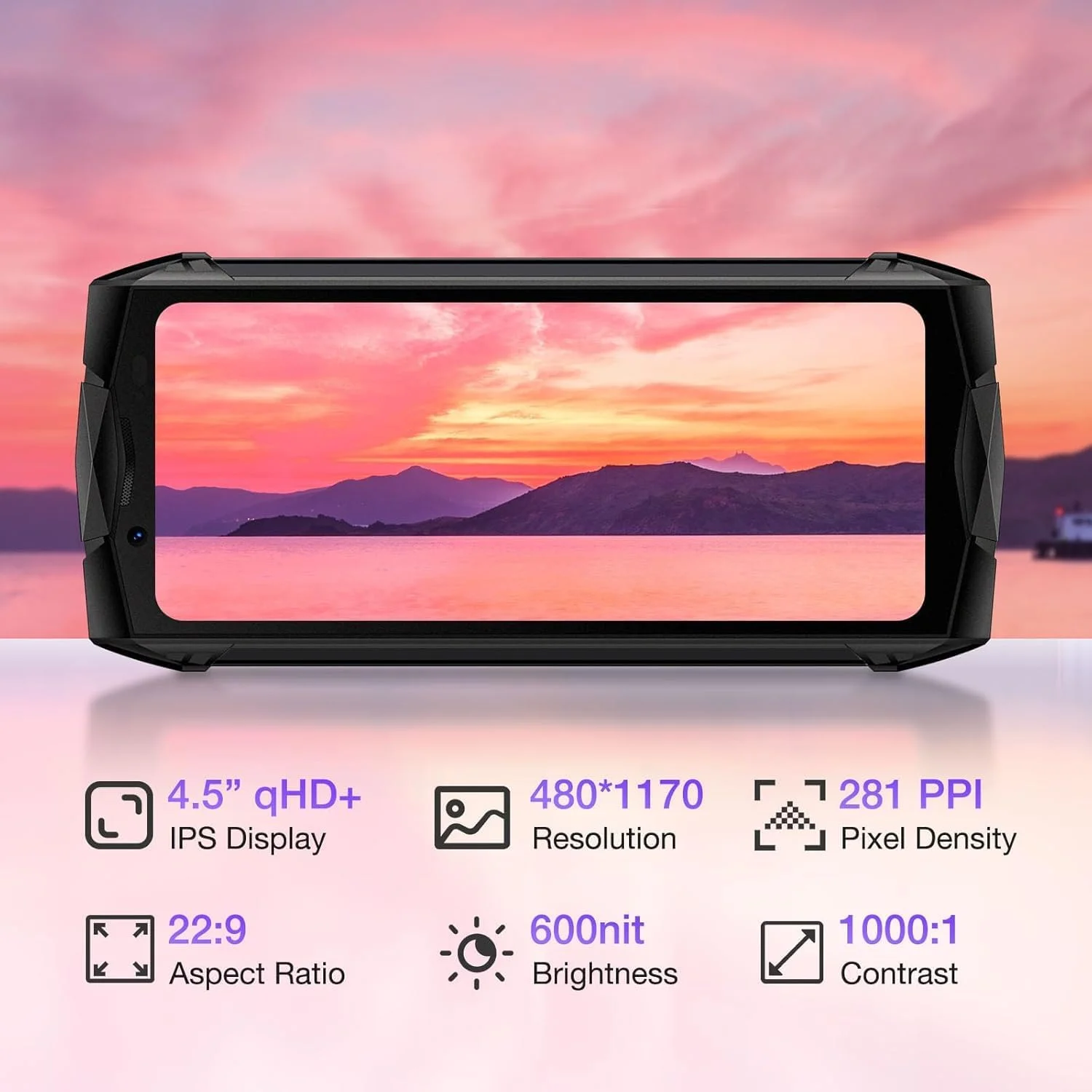 گوشی مقاوم DOOGEE S mini اندروید 13، هلیو G99 با 15 گیگابایت رم + 256 گیگابایت حافظه قابل ارتقا تا 2 ترابایت، موبایل همه کاره 4.5 اینچی QHD+ با دوربین دوگانه 50 مگاپیکسلی AI، گوشی جمع و جور 3000 میلی آمپر ساعتی، NFC/4G دو سیم کارت/شناسه چهره/اثر انگشت (مشکی) گوشی مقاوم DOOGEE S mini اندروید 13، هلیو G99 با 15 گیگابایت رم + 256 گیگابایت حافظه قابل ارتقا تا 2 ترابایت، موبایل همه کاره 4.5 اینچی QHD+ با دوربین دوگانه 50 مگاپیکسلی AI، گوشی جمع و جور 3000 میلی آمپر ساعتی، NFC/4G دو سیم کارت/شناسه چهره/اثر انگشت (مشکی)